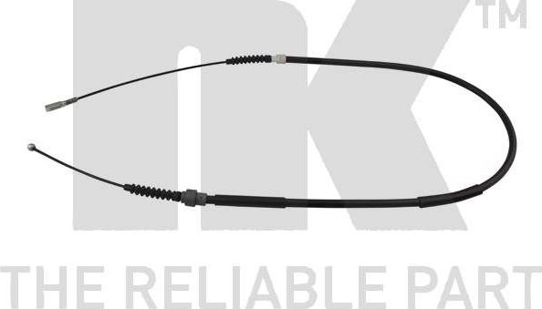 Трос ручника (тросик ручного тормоза) NK. Артикул 904752