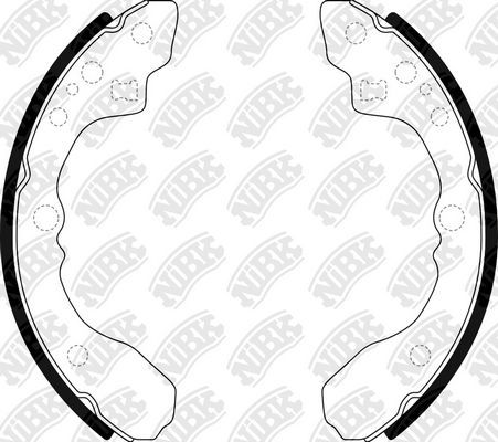 Тормозные колодки NiBK. Артикул FN3347