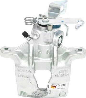 Тормозной суппорт Bosch (Чугун) задний правый для Nissan Interstar 2002-2026. Артикул 0 986 474 260