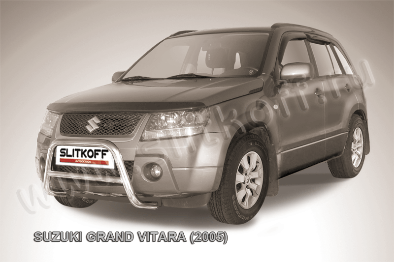 Кенгурятник Slitkoff d57 низкий для Suzuki Grand Vitara III 5-дв. 2005-2008. Артикул SGV05006