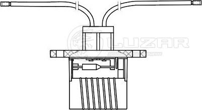 РЕЗИСТОР ВЕНТИЛЯТОРА ОХЛАЖДЕНИЯ ДЛЯ GEELY COOLRAY (18-)/EMGRAND (SS11) (21-) (РЕ Luzar. Артикул LFR 3023