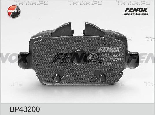 Тормозные колодки Fenox задние для BMW 3 IV (E46) 2004-2006. Артикул BP43200
