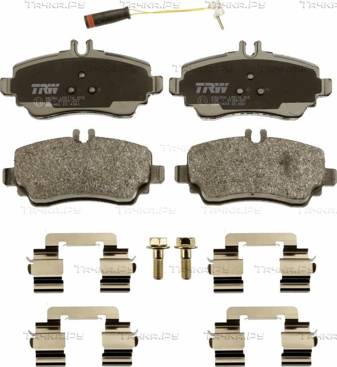 Тормозные колодки TRW. Артикул GDB1480