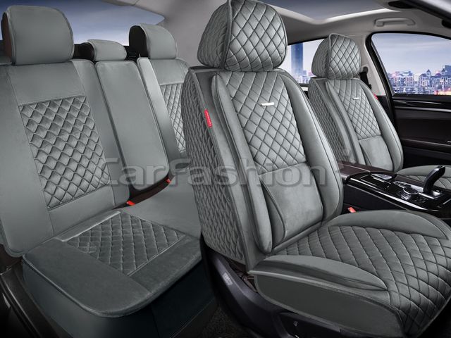 Накидки универсальные CarFashion Armada Plus для авто, цвет Серый/Серый. Артикул 27352