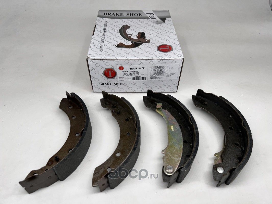 Колодки тормозные барабанные | зад | (Trassavto). Артикул TRSCB038