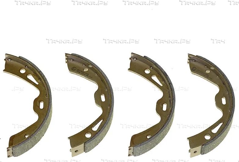 Тормозные колодки (стояночная тормозная система) Brembo ESSENTIAL LINE задние для Porsche Boxster III (981) 2012-2016. Артикул S 65 504