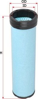 Воздушный фильтр Sakura. Артикул A-8670