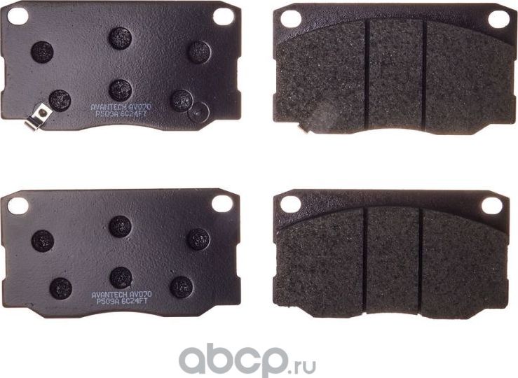 Колодки тормозные (Avantech). Артикул AV070