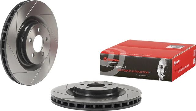 Тормозной диск Brembo PRIME LINE - UV Coated передний для Chrysler 300C II 2011-2026. Артикул 09.A183.21
