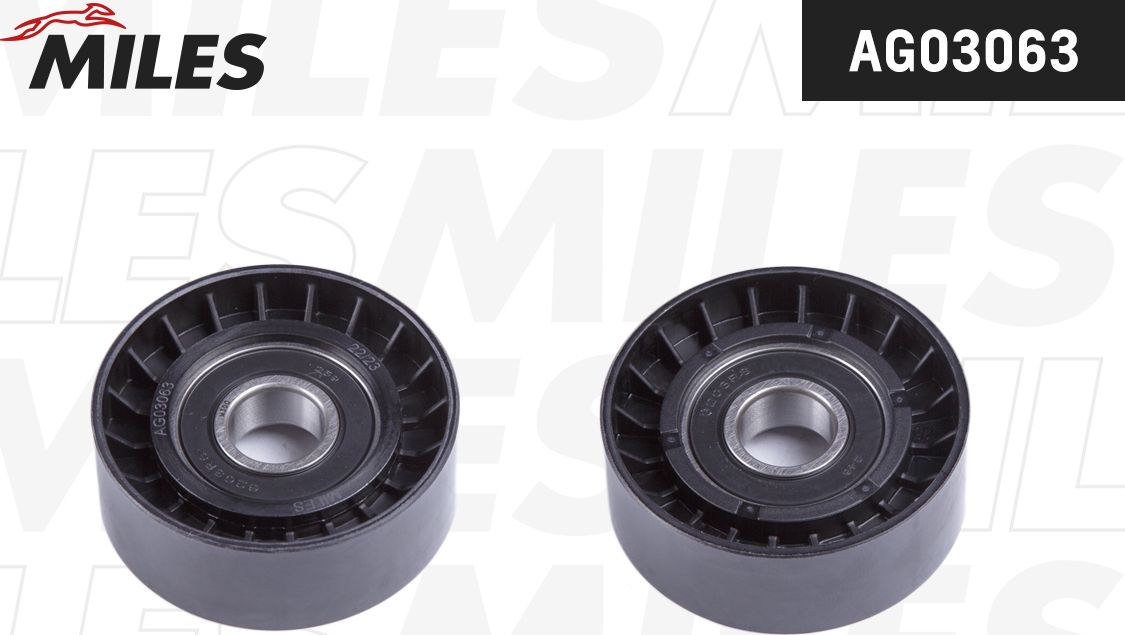 Натяжной ролик (натяжитель) приводного ремня Miles. Артикул AG03063