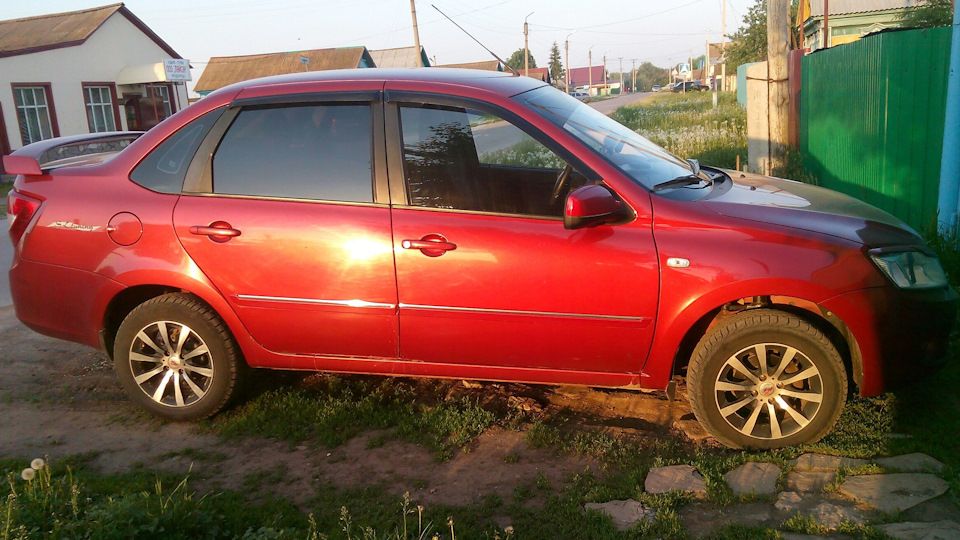 Дефлекторы Cobra Tuning для окон Lada Granta седан 2011-2026. Артикул V0024