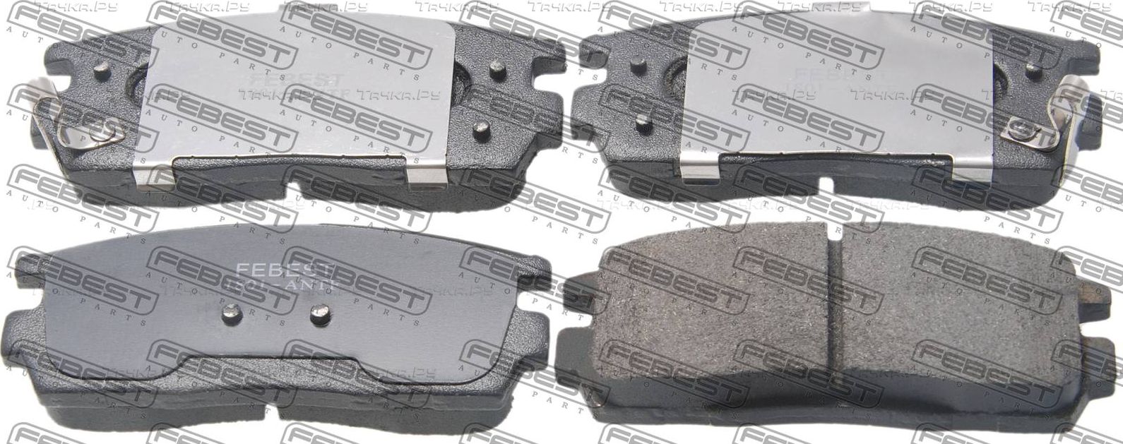 Тормозные колодки Febest передние для Chevrolet Captiva I 2007-2016. Артикул 1801-ANTF