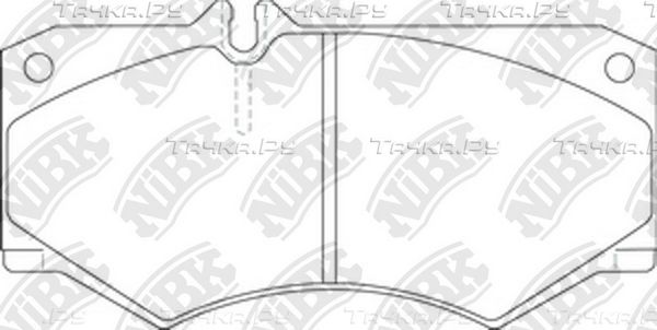Тормозные колодки NiBK. Артикул PN0254