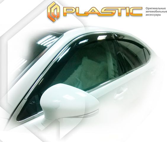Дефлекторы СА Пластик для окон (Classic полупрозрачный) Lexus ES  2012–2015. Артикул 2010030309910