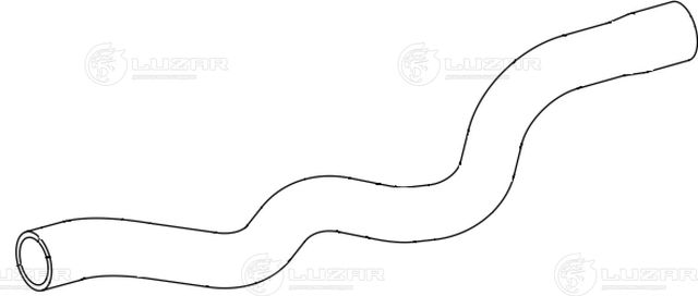 Патрубок рад. охл. OPEL ASTRA J (09-) 1.4I AT верх. (EPDM, 1 шт.) (Luzar). Артикул LPK 2105