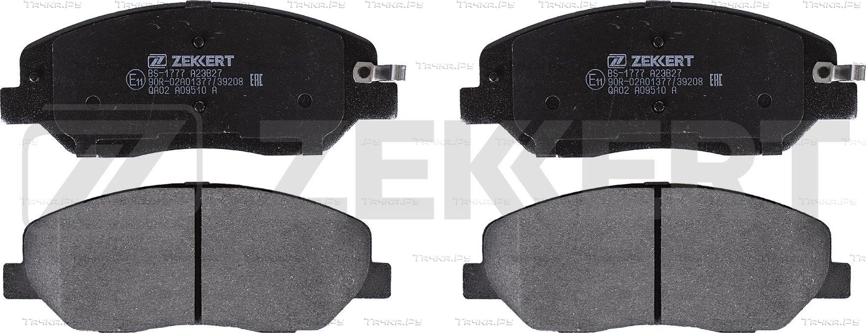 Тормозные колодки Zekkert передние для SsangYong Actyon II 2012-2026. Артикул BS-1777