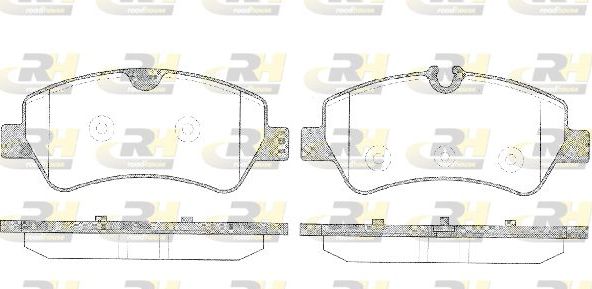 Тормозные колодки RoadHouse. Артикул 21521.00