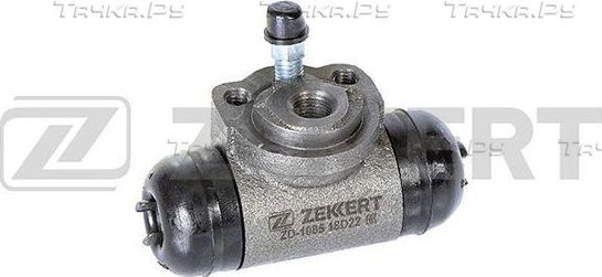 Тормозной цилиндр Zekkert (Чугун) задний для Toyota Starlet II (P60) 1978-1984. Артикул ZD-1085
