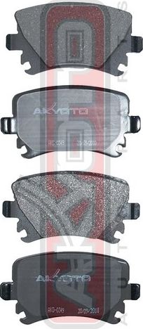 Тормозные колодки Akyoto Packing AKYOTO. Артикул AKD-0349