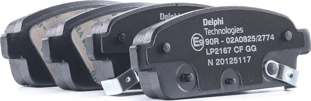 Тормозные колодки Delphi (Low-Metallic). Артикул LP2167