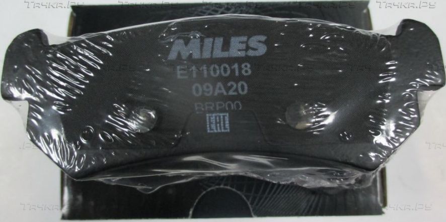 Тормозные колодки Miles (Semi-Metallic) задние для Daewoo Lacetti 2004-2010. Артикул E110018