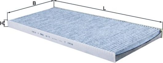 Салонный фильтр Mahle. Артикул LAK 170