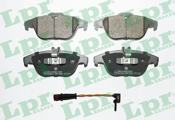 Тормозные колодки LPR. Артикул 05P1528A