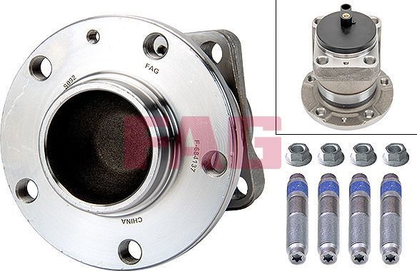 Ступичный подшипник (комплект) Fag задний для Citroen Jumpy II 2007-2016. Артикул 713 6405 20