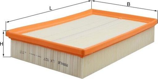 Воздушный фильтр Mahle-Knecht. Артикул LX 927