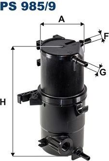 Топливный фильтр Filtron. Артикул PS 985/9