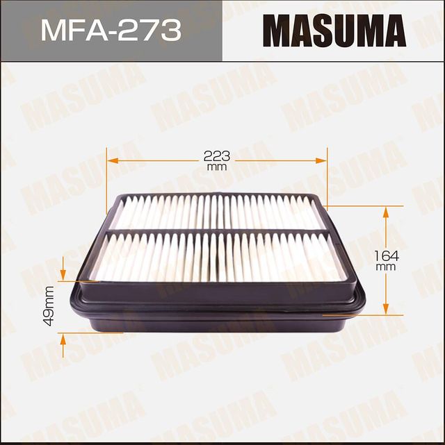 Воздушный фильтр Masuma. Артикул MFA-273