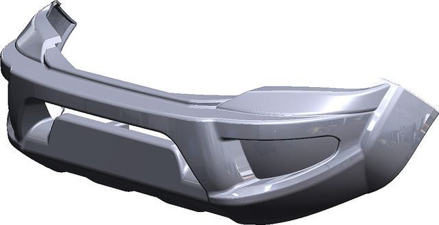 Бампер силовой передний АВС-Дизайн для Toyota Hilux Revo 2015-07.2018. БАЗОВЫЙ, без оптики, под покраску. Кроме Toyota Hilux Exclusive c 07/2018 . Артикул ABC.TOHIL.FB.06P