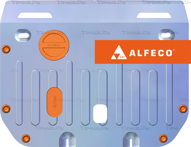 Защита алюминиевая Alfeco (4мм) для картера и КПП Honda Jade 2015-2018. Артикул ALF.09.60 AL4