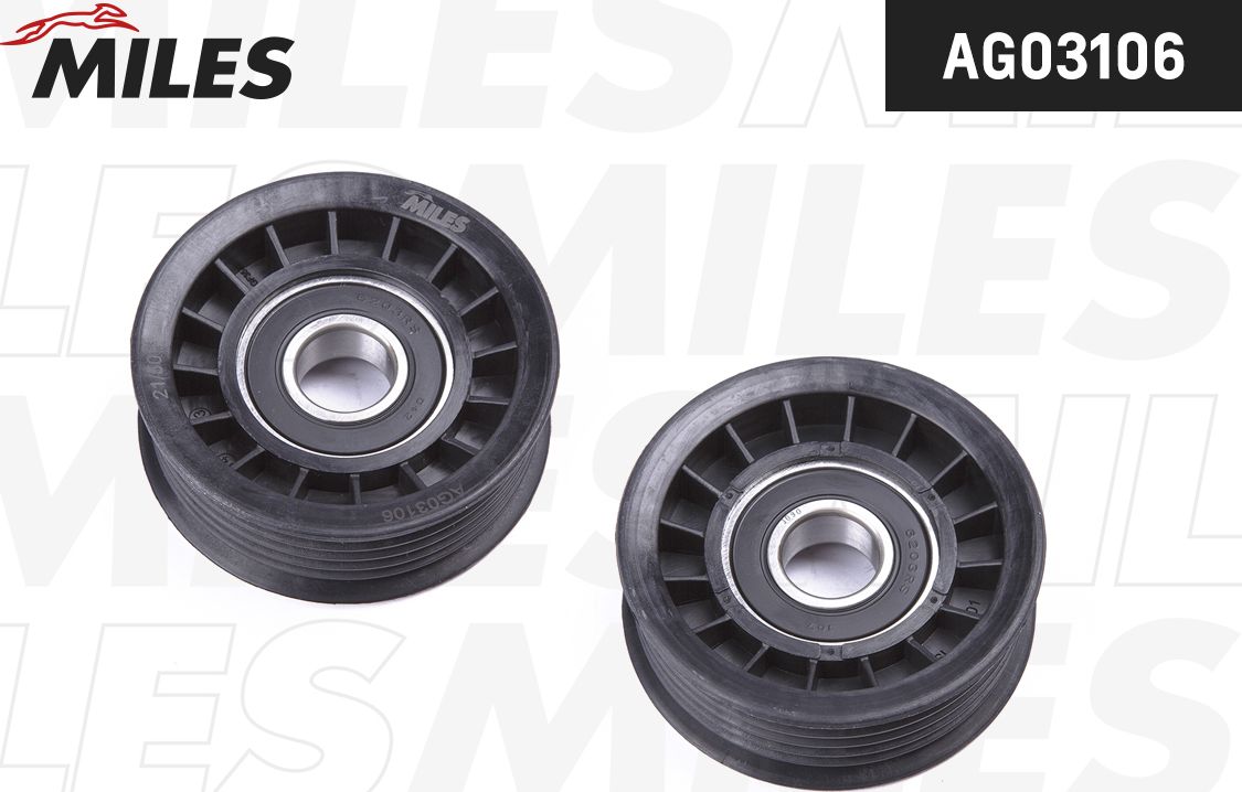 Натяжной ролик (натяжитель) приводного ремня Miles. Артикул AG03106