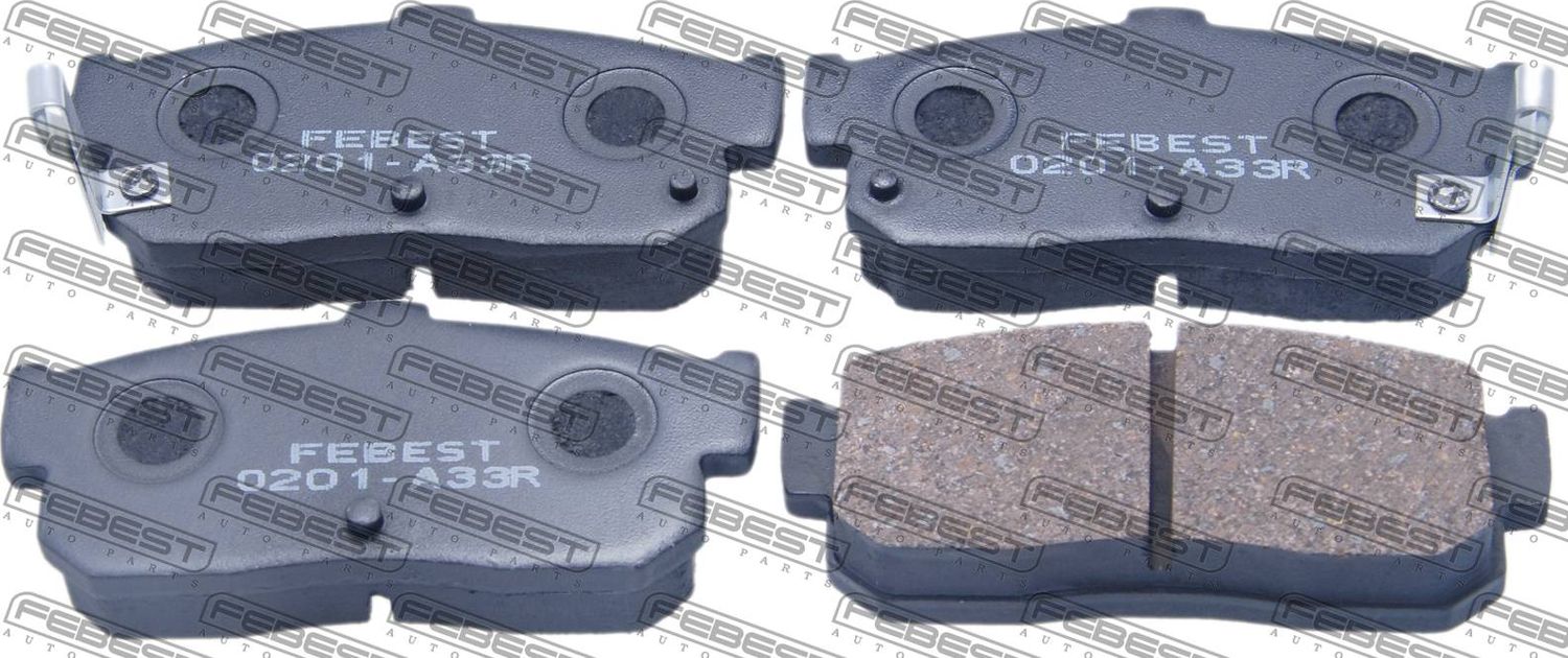 Тормозные колодки Febest. Артикул 0201-A33R
