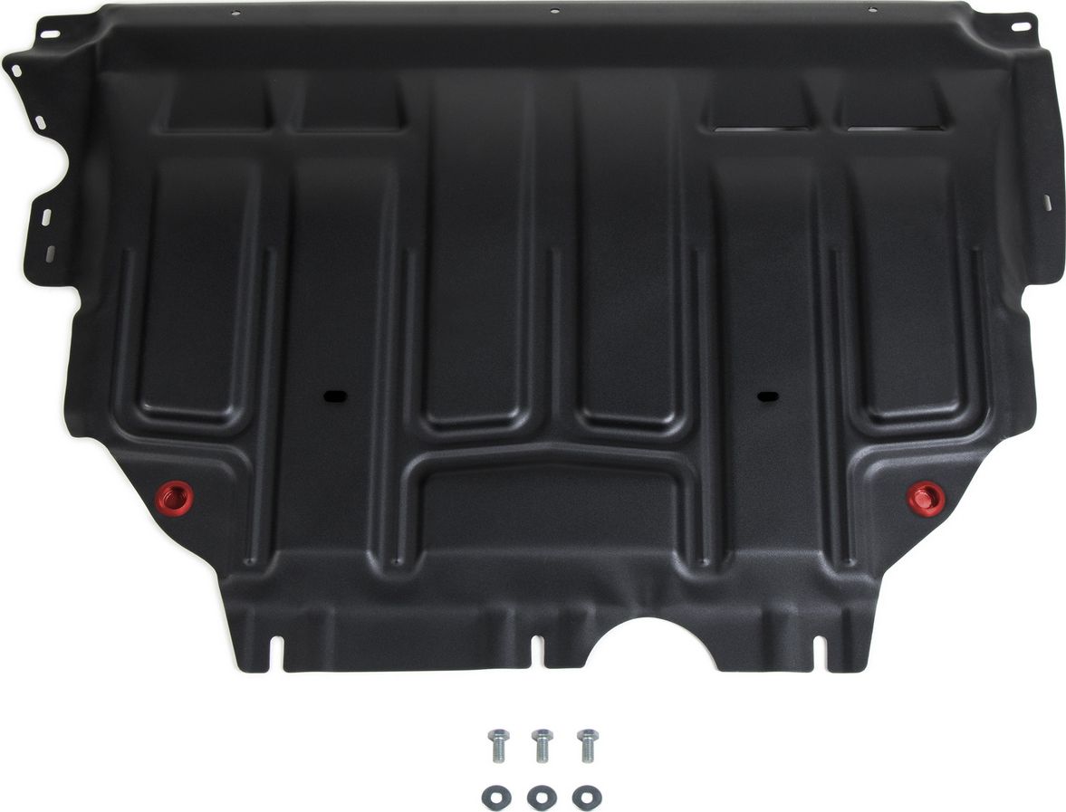 Защита АвтоБРОНЯ для картера и КПП Volkswagen Taos 2021-2026. Артикул 111.05127.1