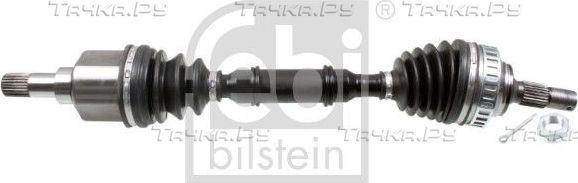 Полуось (привод в сборе, приводной вал) Febi Bilstein передняя левая для Citroen ZX 1991-1998. Артикул 183787
