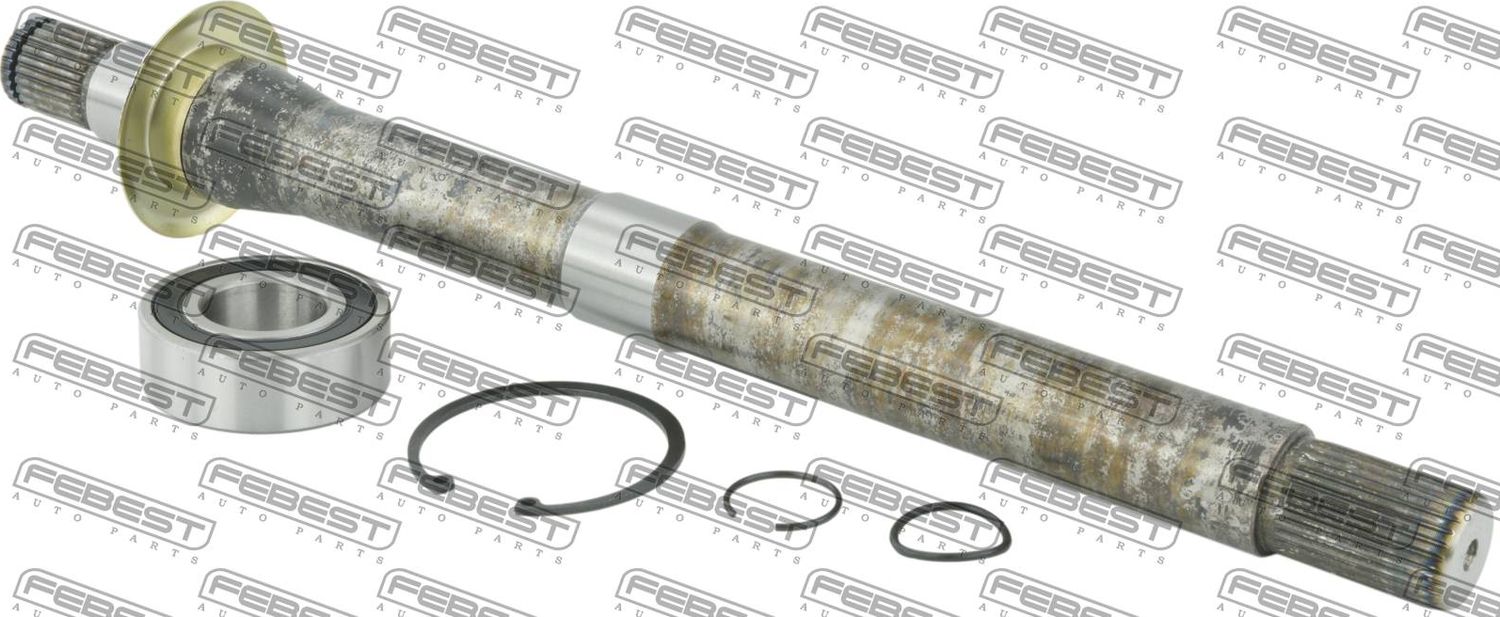 Полуось (привод в сборе, приводной вал) Febest. Артикул 2212-SP4WDAT