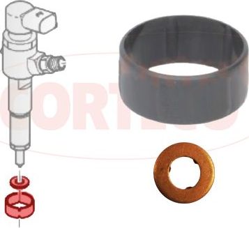 Кольца форсунок уплотнительные Corteco. Артикул 49445013