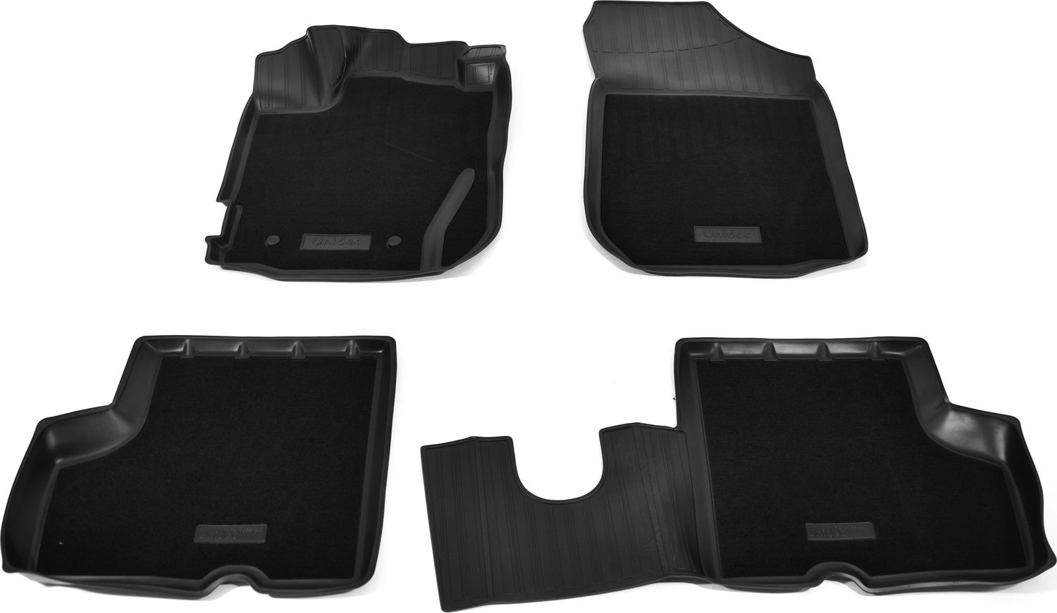 Коврики комбинированные 3D Норпласт для салона Renault Kaptur 2016-2026. Артикул NPA11-C69-240-CM