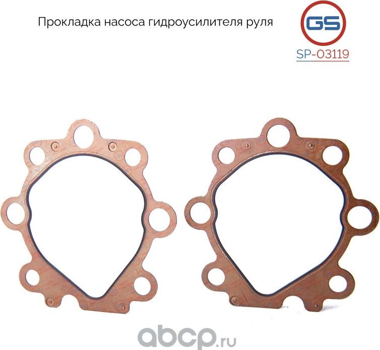 Прокладка насоса гидроусилителя руля Nissan/Chrysler/Toyota (GS). Артикул SP03119