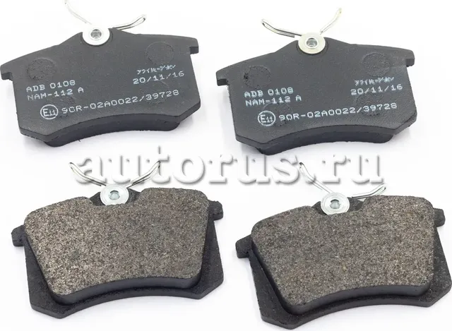 Колодки тормозные дисковые | зад | (Allied Nippon) Allied Nippon. Артикул ADB0108