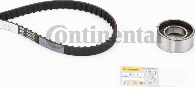 Ремень ГРМ с роликами (комплект) ContiTech для Fiat Cinquecento 1994-1998. Артикул CT973K1