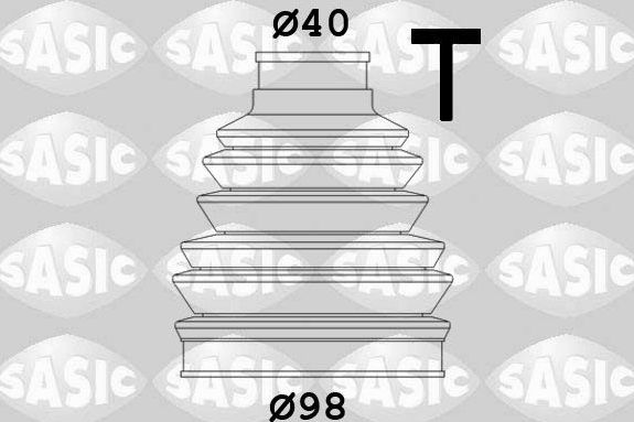 Пыльник ШРУСа наружный Sasic (термопласт). Артикул 2933023