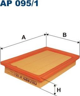 Воздушный фильтр Filtron. Артикул AP 095/1
