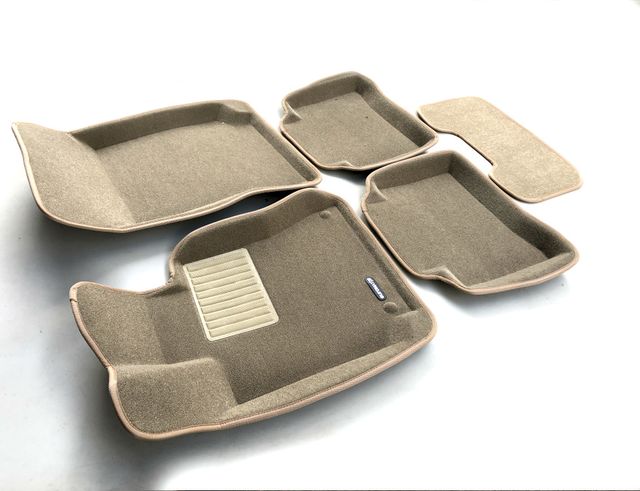 Коврики текстильные Euromat 3D Business для салона Mercedes-Benz E-Класс W212 2009-2012 БЕЖЕВЫЕ. Артикул EMC3D-003505T