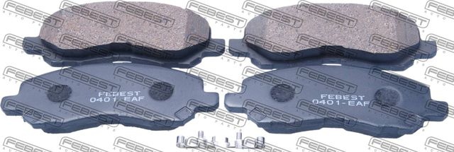 Тормозные колодки Febest передние для Mitsubishi Grandis 2004-2006. Артикул 0401-EAF