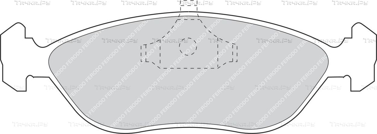 Тормозные колодки Ferodo Premier передние для Volvo 440 1988-1996. Артикул FDB897