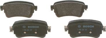 Тормозные колодки Bosch (Low-Metallic) задние для Citroen SpaceTourer I 2016-2026. Артикул 0 986 424 437