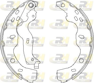 Тормозные колодки RoadHouse задние для Suzuki SX4 I (Classic) 2006-2014. Артикул 4227.00